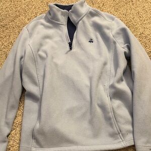 Brooks Brothers Women’s Light Blue Quarter-Zip Pullover
